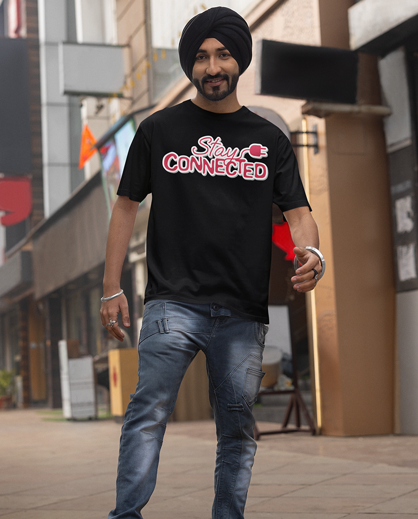 Stay Connected Printed TShirt